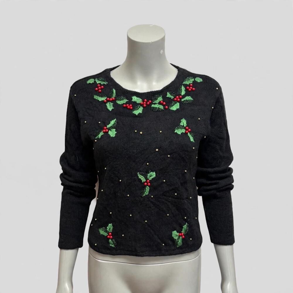Victoria jones black christmas sweater